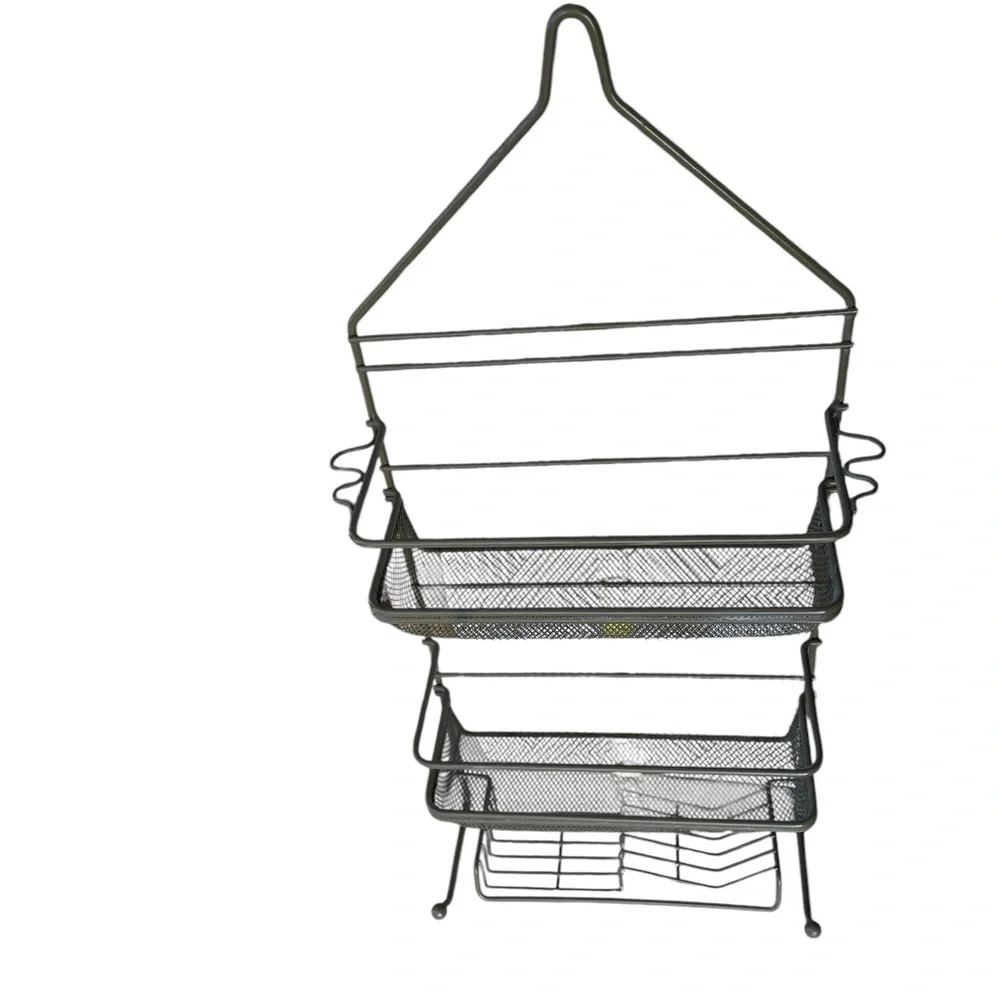 Plastic Coated Metal Shower Caddy 18” - 25” T x 11” - 12.5” W Retail $29.99